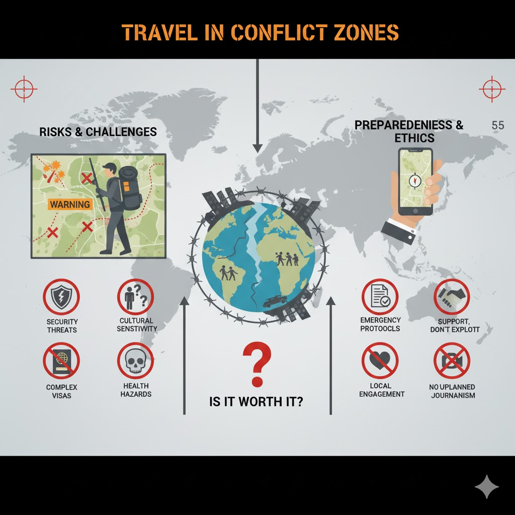 Sobrevivendo ao Caos: Guia Completo para Viagens em Zonas de Conflito